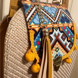 Mexican Artisan Handmade Crossbody Mini Backpack